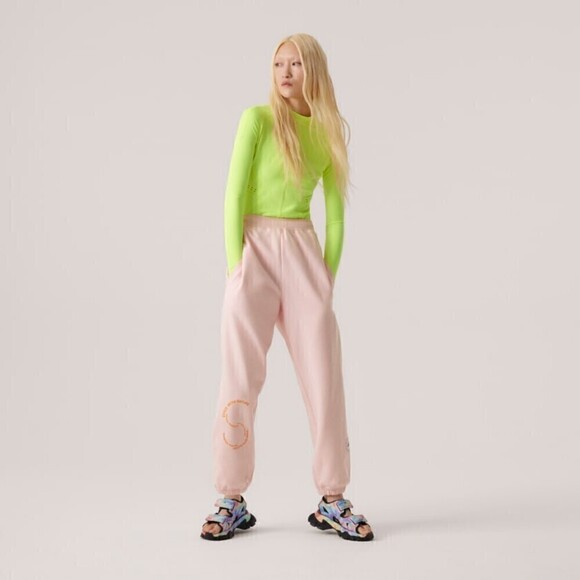 Adidas by Stella McCartney Sportswear Sweatpants Gender Neutral Pink NWT Large - Picture 1 of 16